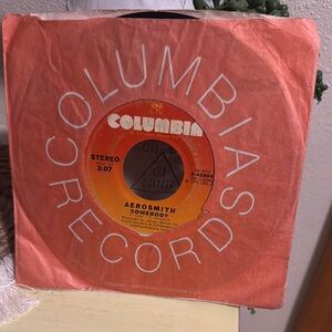 1973 Aerosmith 'Somebody' & ‘Dream On’ 45 Vinyl Record